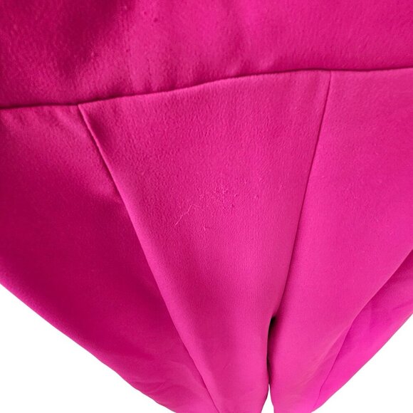 Black Halo Fuscia Pink High Neck Body Suit Sz 6 - Picture 3 of 8